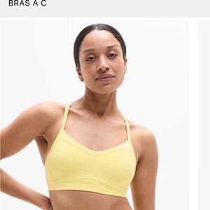 Athleta Yellow sports bra